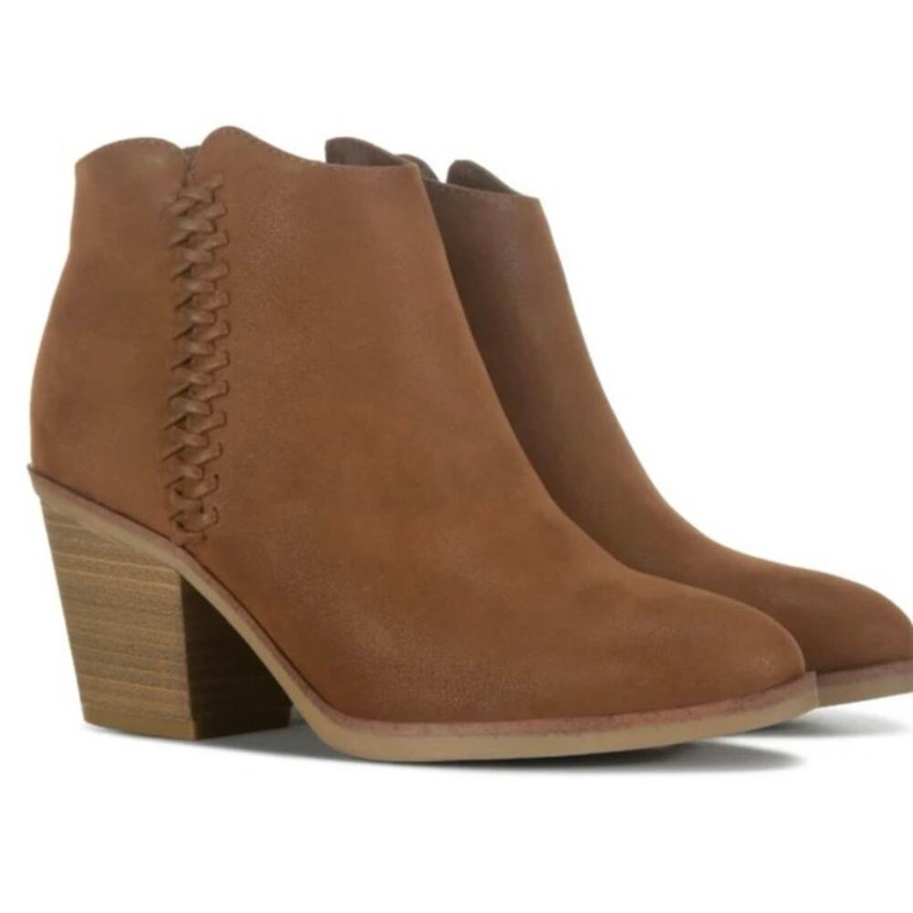 Mia New Without Box Lasso Western Ankle Boot Brown Size 8